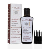 Kadamba Herbal Hair Oil - Anti Hair Fall & Hair Growth Formula - Anti-Dandruff & Scalp Repair - 100 ml