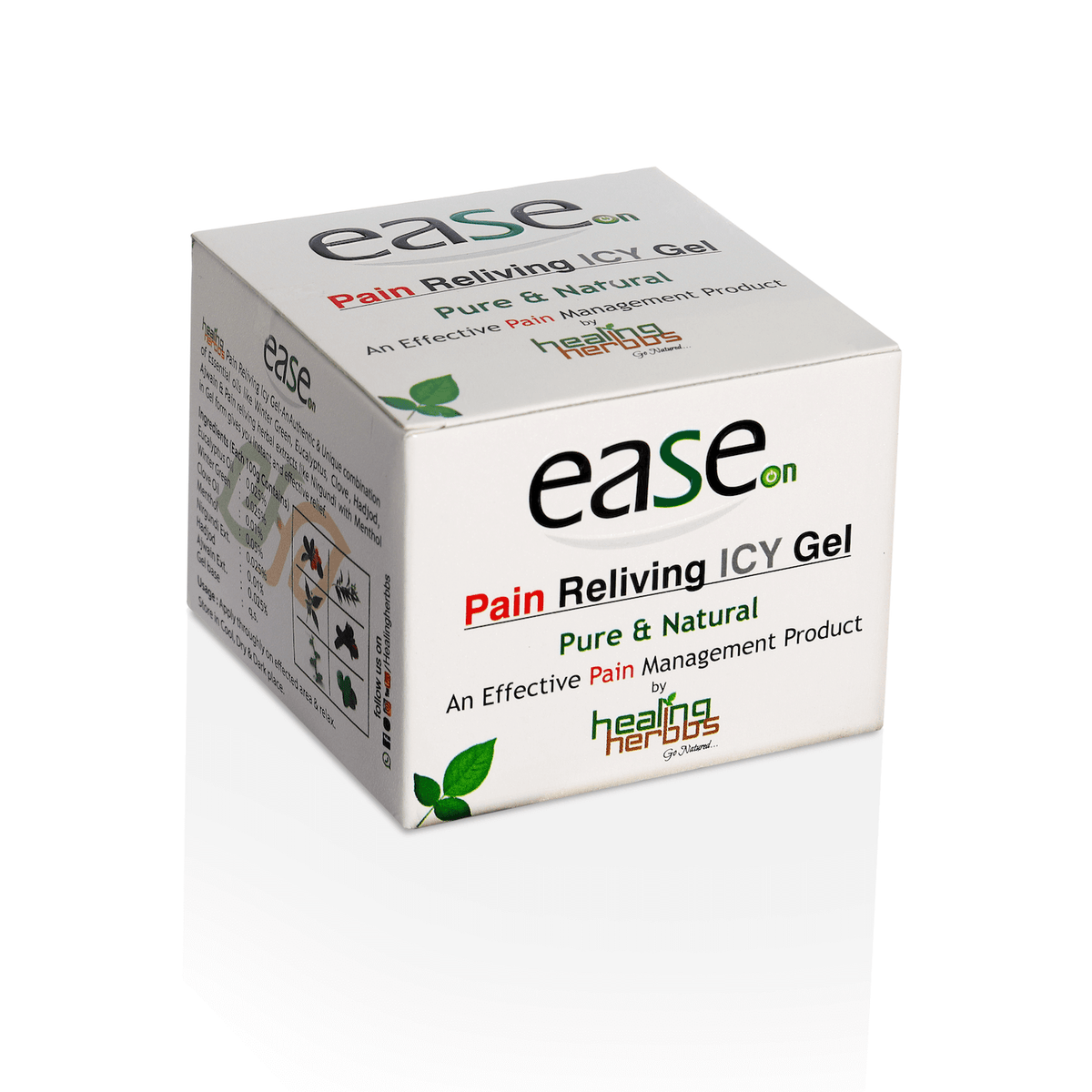 EaseOn - Natural Icy Pain Relieve Gel for Knee and Back Pain